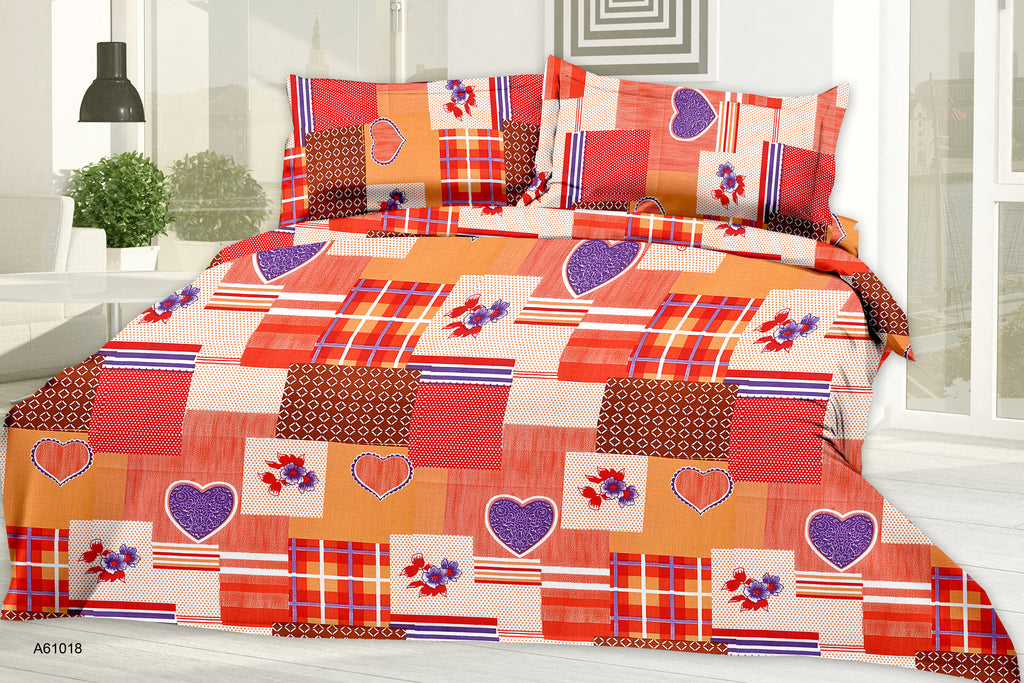 minu double sunflower cotton bedsheets