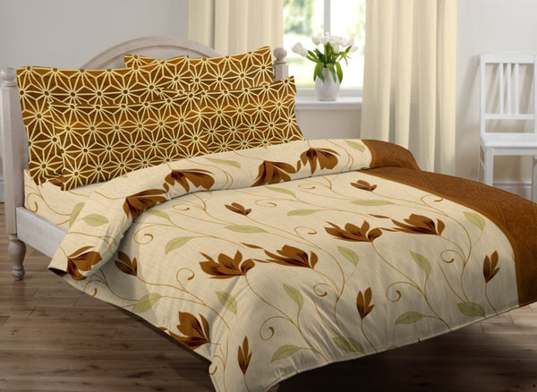 Minu double royalty cotton cordinatedpillow bedsheets