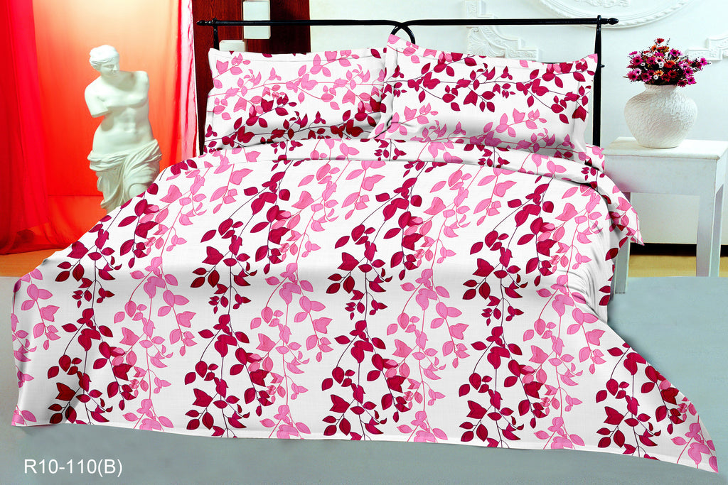 Minu double royalty cotton cordinatedpillow bedsheets